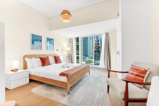 Waves - Modern Studio with Stunning Lake Views in JLT - 7