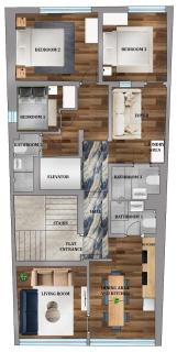 Stunning 3BR 3Bathroom 3AC near Metro D3 - Istanbul - 3