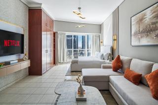 Stylish Jlt Studio Lakeview Metro Frontmarina - 6