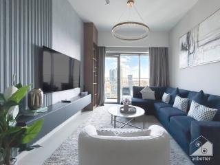 Luxurious Burj Royale 1B Apt With Balcony & City Views - 0