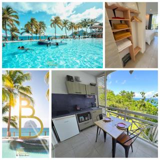 Studio Or au Diamant, vue mer des Caraïbes - Le Diamant - 9