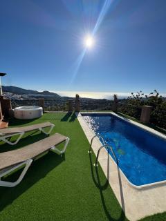 Villa en Frigiliana con piscina, jacuzzi y espectaculares vistas - Frigiliana - 7