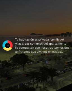 Melhor Vista de Copacabana! Quarto Casal Privativo em Apartamento Compartilhado - Rio de Janeiro - 7