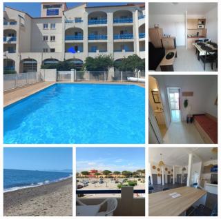 Coquet studio 4 pers, piscine,clim mobile, plage a 300 m,à 5min a pied du Lydia - 9