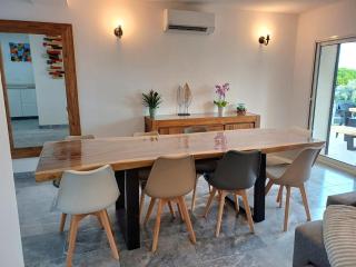 T3, 8 couchages, grande terrasse, vue mer, parking privé - 9