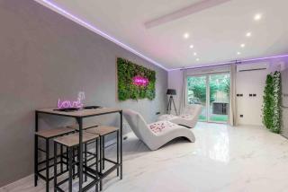 LOVE IN SPA Appartement Jacuzzi privé Jardin -  - 7
