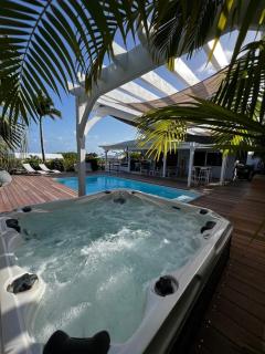 Villa Paradis - vue mer, piscine, jacuzzi et accès à la plage Gros Sable - 3