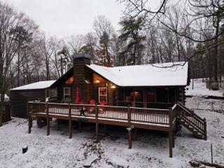 Cozy Christmas Cabin with Game Room & Firepit - 8