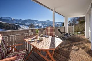 Haus "Bergblick" Ferienwohnung Falken mit 1 Schlafzimmer - Oberstaufen - 0