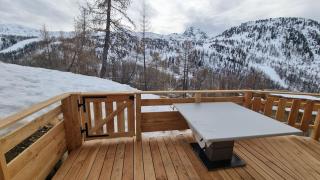 Grand logement familiale neuf d'exception idéalement situé à Isola 2000 - Plus de 100m2 de confort, 4 chambres, immense terrasse panoramique vue exceptionnelle montagnes et pistes, proximité immédiate funiculaire et centre station - 1