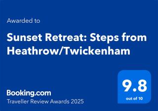 Sunset Retreat: Steps from Heathrow/Twickenham - Hounslow - 9