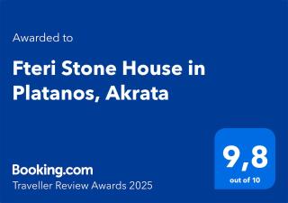 Fteri Stone House in Platanos, Akrata - Plátanos - 8
