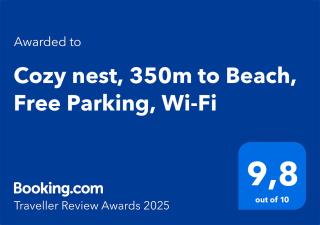 Cozy nest, 350m to Beach, Free Parking, Wi-Fi - 8