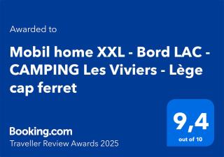 Mobil home XXL - Bord LAC - CAMPING Les Viviers - Lège cap ferret - Lège-Cap-Ferret - 7