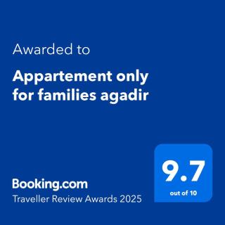 Appartement only for families agadir - 6