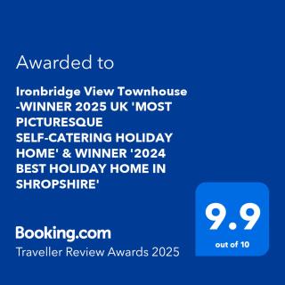Ironbridge View Townhouse -WINNER 2025 UK 'MOST PICTURESQUE SELF-CATERING HOLIDAY HOME' & WINNER 2025 'SELF-CATERING ACCOMMODATION OF THE YEAR - Ironbridge - 1