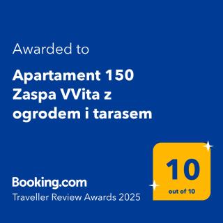 Apartament 150 Zaspa VVita z prywatnym ogrodem i tarasem - Gdansk - 9