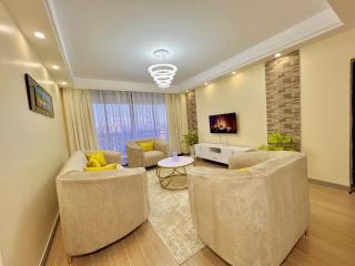 elegant viewpoint apartment with heated swimming pool fully equipped gym private parking space children playing ground and a relaxing rooftop with amazing city views - Nairobi - 7