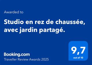 Studio en rez de chaussée, avec jardin partagé. - 9