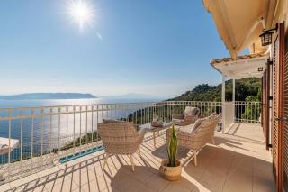 Aigaio pool Villa, gaze the sunset over the Aegean sea - Glossa - 3