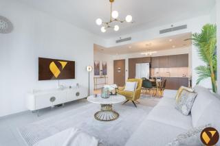 Vogue 30th Floor Skyline View with Balcony Near to Burj Khailfa and Dubai Mall, ACT One by Emaar, Downtown Dubai, Sheikh Mohammed bin Rashid Boulevard - 9