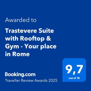 AureaLiving - Trastevere Suite with Rooftop & Gym, Your place in Rome - Rom - 9