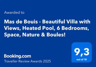 Villa Mas de Bouis - Views, Heated Pool, XL 6 Bedroom, AC, Nature, Beauty & Boules! - Saint-Martin-de-Londres - 5