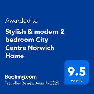 Stylish & modern 2 bedroom City Centre Norwich Home - Norwich - 8