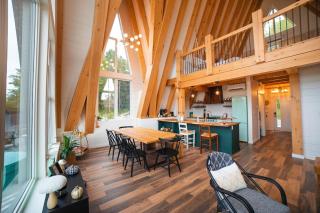 AAT - Timber A-Frame Cabin on French River - 8