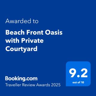Beach Front Oasis with Private Courtyard - 6