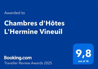 Chambres d'Hôtes L'Hermine Vineuil - Vineuil - 9