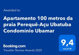 Apartamento 100 metros da praia Perequê-Açu Ubatuba Condomínio Ubamar - Ubatuba - 9