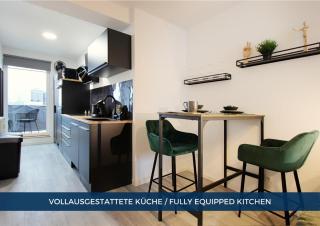 RtR Essen - Für bis zu 2 Personen - Voll ausgestattet - Balkon - Zentral Limbecker Platz - Messe - Uniklinikum - Smart TV - Parken - Modern - Essen - 6