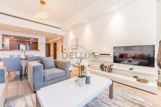 Pool and Sea Views 2BR with Sofa-bed, Marina Residences 1, Palm Jumeirah by Deluxe Holiday Homes - 1