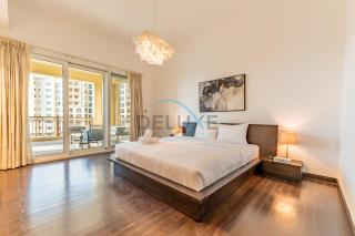 Pool and Sea Views 2BR with Sofa-bed, Marina Residences 1, Palm Jumeirah by Deluxe Holiday Homes - 6