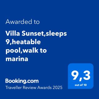 Villa Sunset,sleeps 9,heatable pool,walk to marina - Vilamoura - 9