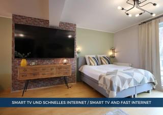 RtR Essen - Für bis zu 4 Personen - Voll ausgestattet - Balkon - Zentral Limbecker Platz - Messe - Uniklinikum - Smart TV 88"- Parken - Modern - Essen - 7