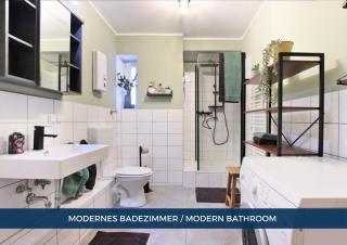 RtR Essen - Für bis zu 4 Personen - Voll ausgestattet - Balkon - Zentral Limbecker Platz - Messe - Uniklinikum - Smart TV 88"- Parken - Modern - Essen - 1
