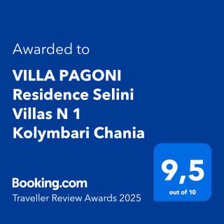 VILLA PAGONI Residence Selini Villas N 1 Kolymbari Chania - Kolymvari - 6