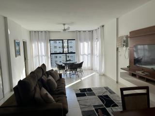 Apto Pitangueiras Enorme 150m2, 200m da praia, vista, 2 vagas carro, piscina, servico praia, 3 quartos com ar condicionado e 3 banheiros - Guarujá - 5