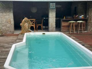 Piscina e vista para a Lagoa, 800m. da praia Mole - 2