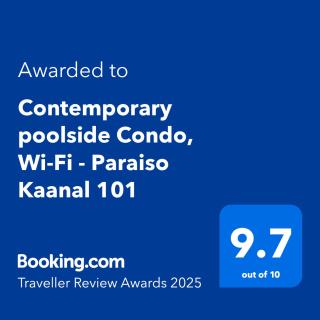 Contemporary poolside Condo, Wi-Fi - Paraiso Kaanal 101 - Tulum - 9