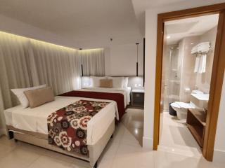 Raridade!! Flat Particular de Alto Padrão em Hotel Novíssimo - Cama King Size e Cama de Solteiro - Limpeza Diária Gratuita - Ótimo Preço - Excelente Atendimento - Melhor Localização de Brasília - Dentro do Hotel Ramadã Brasília Alvorada - Brasilia - 9