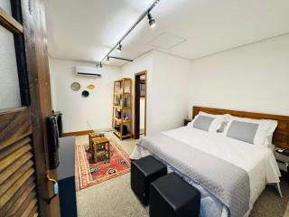 Flat1 decorado ar condicionado próx UFOP Mariana MG - 8