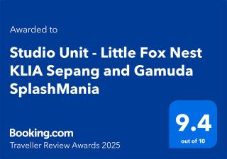 Studio Unit - Little Fox Nest KLIA Sepang and Gamuda SplashMania - Sepang - 9