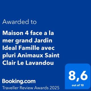 Maison 4 face a la mer grand Jardin Ideal Famille avec pluri Animaux Saint Clair Le Lavandou - Le Lavandou - 5