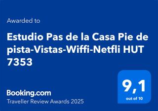 Estudio Pas de la Casa Pie de pista-Vistas-Wiffi-Netfli HUT 7353 - Pas de la Casa - 8