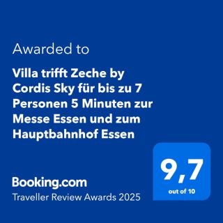Villa trifft Zeche by Cordis Sky für bis zu 7 Personen 5 Minuten zur Messe Essen und zum Hauptbahnhof Essen - Essen - 7