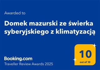 Domek mazurski ze świerka syberyjskiego z klimatyzacją - Zdory - 9