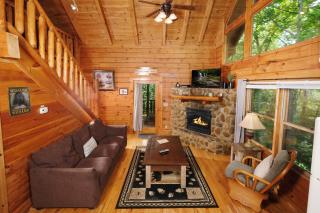 1 bedroom log cabin with hot tub, pool table, great location! - Sevierville - 2